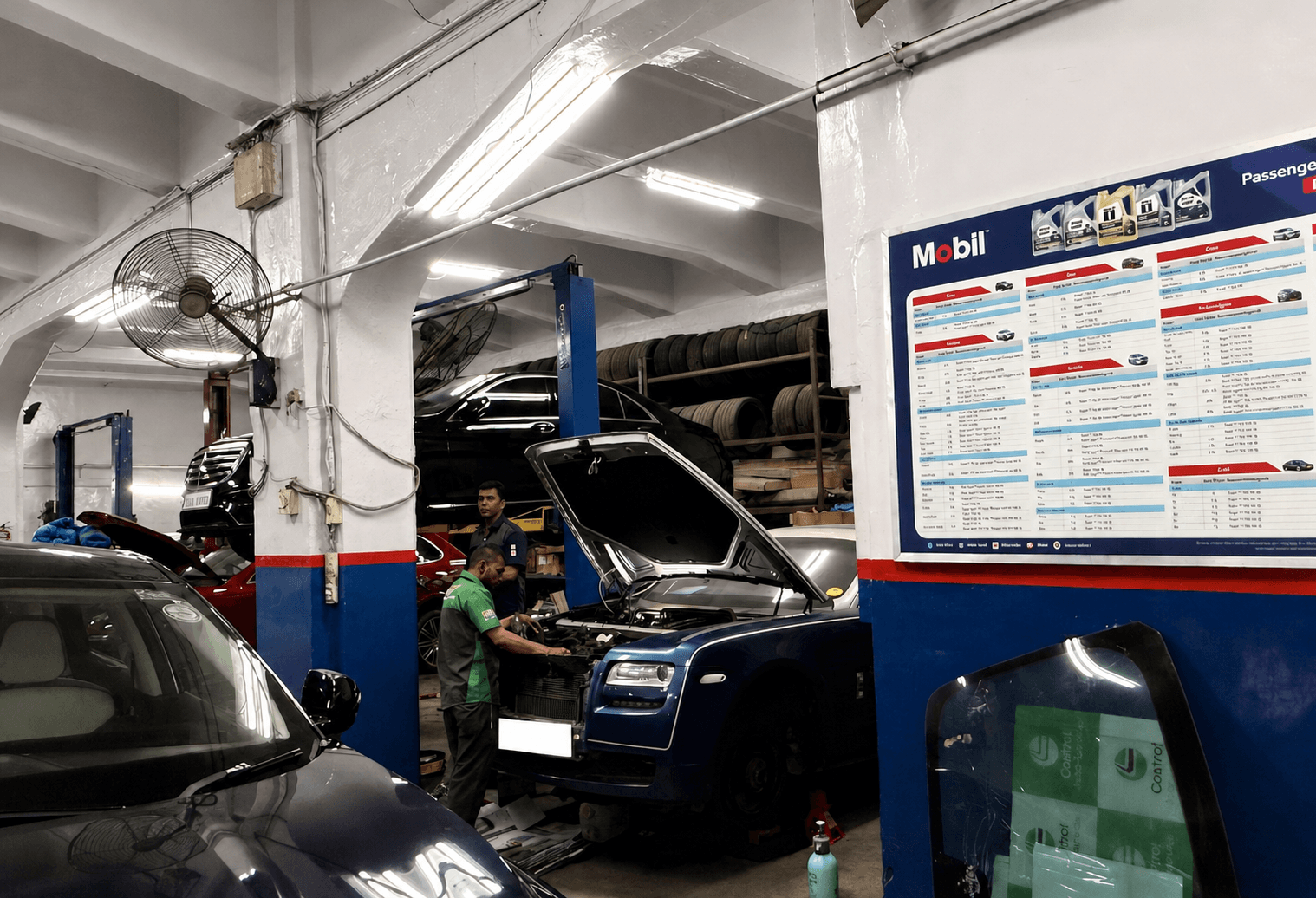Four Seasons Automobiles Diagnostics Area